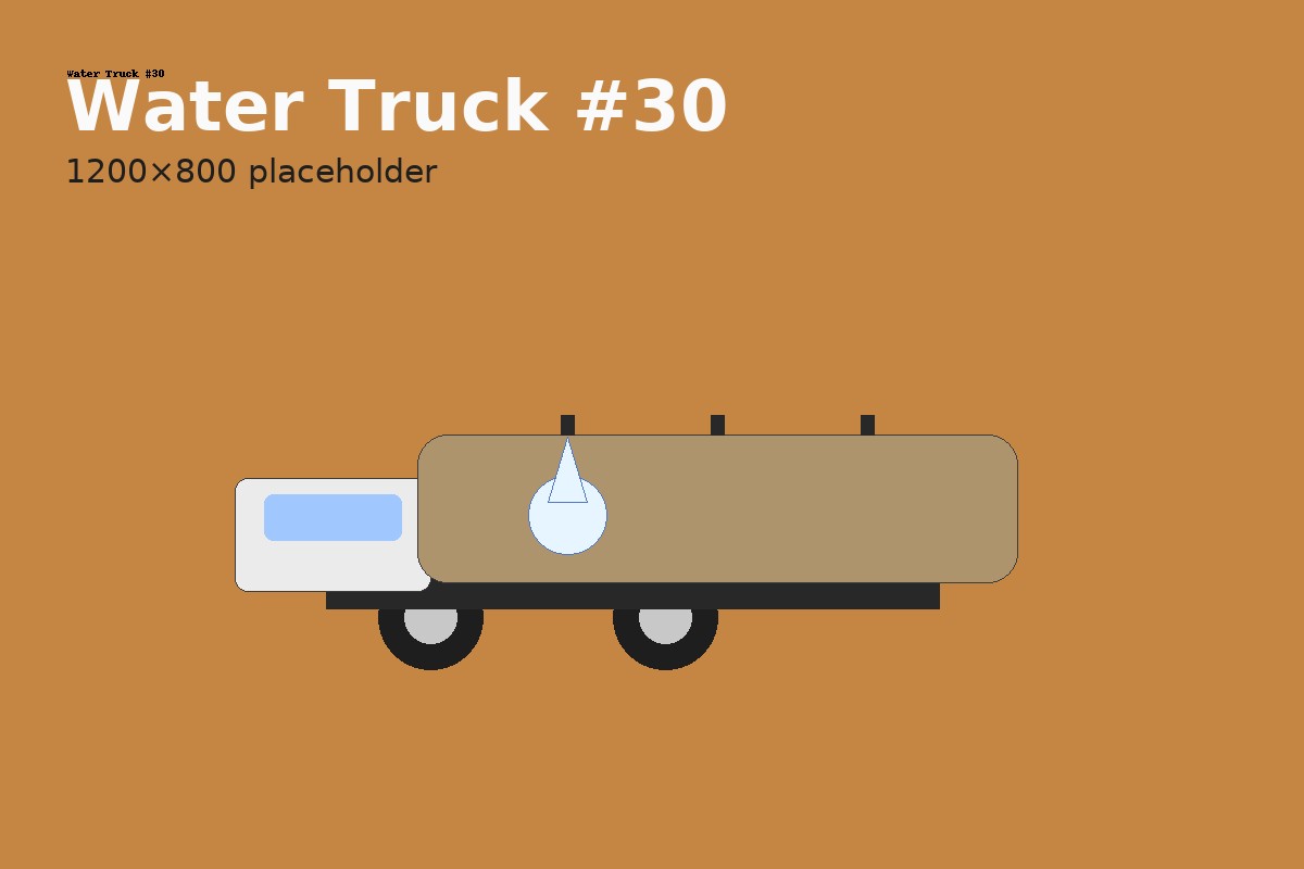 Fuso Canter Water Tanker 4KL